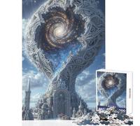 Puzzle per adulti 1000 pezzi L'albero cosmico Giocattolo educativo Ottimi regali e giocattoli Gioco rompicapo Ogni pezzo è unico - (Dimensioni 38x52cm)