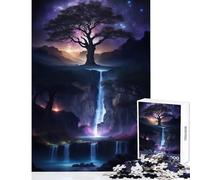 Puzzle per adulti 1000 pezzi L'albero della vita Giocattoli antistress Ottimo regalo per giochi Gioco pratico Decompressione intellettuale Dimensioni 38x26cm
