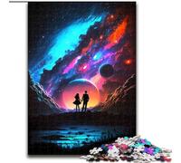 Puzzle per adulti, 1000 pezzi L'amore tra le stelle, puzzle in legno, dimensioni 50x75cm, per adolescenti e ragazzi, compleanno e festa.