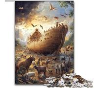 Puzzle per adulti 1000 pezzi L'Arca di Noè Puzzle per adulti 1000 pezzi per adolescenti Giochi educativi per famiglie Decorazione per la casa Regalo (dimensioni 26x38cm)