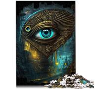 Puzzle per adulti, 1000 pezzi, "L'arte dell'occhio", puzzle per sport di pensiero, antistress, vacanze a casa, tempo ucciso, 26 x 38 cm