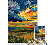 Puzzle per adulti 1000 pezzi Le Grandi Pianure - Gioco per famiglie Endless Horizon taglio di precisione giocattolo antistress con pezzi ad incastro di forma casuale (26x38cm)