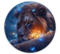Puzzle per adulti 1000 pezzi Leone della giungla 1000 pezzi puzzle gioco interattivo per famiglie, decorazione fai da te per la casa, rompicapo stimolante regalo 67,5x67,5 cm