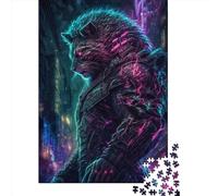 Puzzle per adulti 1000 pezzi Leone Umano2 Puzzle di carta creativi - Gioco pratico di puzzle - Decorazione per la famiglia 1000 pezzi (38x26 cm)