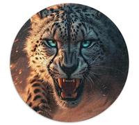Puzzle per adulti 1000 pezzi "Leopardi del deserto mistici", puzzle di carta, rompicapo stimolante, attività per famiglie, decorazione per la casa, regalo di Natale (dimensioni 67,5x67,5 cm)
