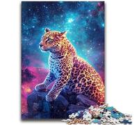 Puzzle per adulti 1000 pezzi Leopardo Aiuta il cervello a esercitare Giocattoli avvincenti per coltivare la pazienza Decorazione perfetta 50x75cm