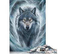 Puzzle per adulti 1000 pezzi L'era glaciale Il lupo Puzzle Puzzle in legno Adatto per adulti e over 18 Gioco di puzzle per famiglie 1000 pezzi (75x50 cm)