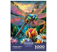 Puzzle Per Adulti 1000 Pezzi - Libellula Difficile | Gioco Relax Anti-Stress Con Stampa Nitida | Decorazione Unica Per Appassionati 70x50cm/1000pcs