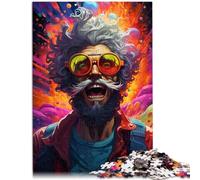 Puzzle per adulti 1000 pezzi "Lo scienziato pazzo" 26 x 38 cm uniche idee regalo di compleanno e di compleanno per adolescenti dai 14 anni in su