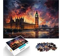 Puzzle per adulti 1000 pezzi London Impossible Puzzle Aiuta il cervello a esercitare Giocattoli coinvolgenti per coltivare la pazienza 26x38cm