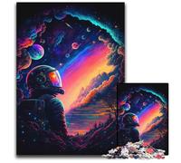 Puzzle per adulti 1000 pezzi L'ultimo astronauta Puzzle impossibili per adulti Ideale per divertimento in famiglia, relax e regali per le feste 50x75cm / 19,68x29,52 pollici