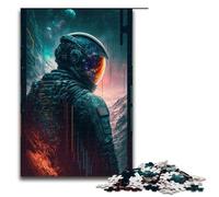 Puzzle per adulti 1000 pezzi L'ultimo astronauta Puzzle in legno per bambini Gioco educativo 75x50 cm