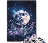 Puzzle per adulti 1000 pezzi Luna piena giocattolo educativo antistress regalo per amici e familiari 50x75cm