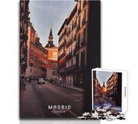 Puzzle per adulti 1000 pezzi Madrid gioco educativo per famiglie modello di assemblaggio regali di Babbo Natale segreto dimensioni 38x26cm
