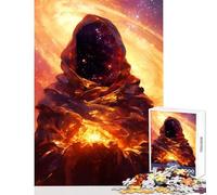Puzzle per adulti 1000 pezzi Magic Nova Star Space God Giocattoli antistress Opera d'arte Regalo Giochi divertenti con pezzi completamente interconnessi di forma casuale Dimensioni 38x26cm