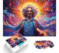 Puzzle per adulti, 1000 pezzi, mago fantasy, gioco di relax per alleviare lo stress, difficile per adolescenti dai 14 anni in su, 26 x 38 cm