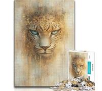 Puzzle per adulti 1000 pezzi Majestic Lion Puzzle per adolescenti, gioco a quiz, decorazione da parete, regali unici per compleanno e Natale (dimensioni 38x26cm)