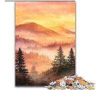Puzzle per adulti 1000 pezzi "Mattina d'autunno", adatti dai 14 anni in su, ideali come regalo per tutta la famiglia dimensioni 50x75cm