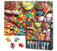 Puzzle per adulti 1000 pezzi, molti diversi gustosi dolci puzzle 1000 pezzi, sfida impossibile puzzle difficili per adulti, 50 x 70 cm
