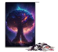 Puzzle per adulti 1000 pezzi Mondo Cosmico Albero della Vita Puzzle Impossibile Gioco per famiglie Antistress Sfida difficile 75x50cm