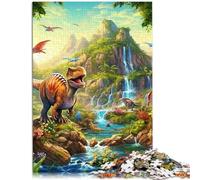 Puzzle per adulti 1000 pezzi Mondo dei Dinosauri Giocattoli educativi Giochi per famiglie Collezione di artisti, Belle Arti 14,96 "x 20,47"