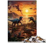 Puzzle per adulti, 1000 pezzi, mondo dei dinosauri, puzzle per giochi educativi, giocattolo sfida, 50 x 75 cm, regalo di compleanno