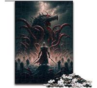 Puzzle per adulti, 1000 pezzi Monster Invasion, puzzle in cartone per adulti, dimensioni 26x38cm, perfetti per decorazioni per la casa, compleanni, feste e regali.