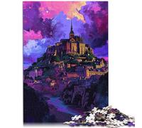 Puzzle per adulti 1000 pezzi Mont Saint Impossible Puzzle 26 x 38 cm Ogni pezzo è unico - Gioco familiare stimolante e divertente per i 14 anni e più