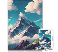 Puzzle per adulti 1000 pezzi Montagna magica Rilassante Tempo libero Preciso Interblocco Precisione Giocattolo Dimensioni 50x75cm