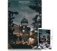 Puzzle per adulti 1000 pezzi Montreal Giochi rilassanti Vacanza a casa Uccidere il tempo Regali di Babbo Natale segreto Dimensioni 38x52cm