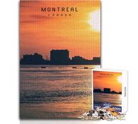 Puzzle per adulti 1000 pezzi Montreal Giochi rilassanti Vacanza a casa Uccidere il tempo Regali di Babbo Natale segreto Dimensioni 50x75cm