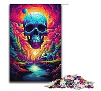 Puzzle per adulti 1000 pezzi mostri bizzarri colorati puzzle gioco giocattoli divertenti 1000 pezzi (38x26 cm)