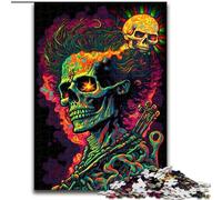 Puzzle per adulti 1000 pezzi Mostri psichedelici in legno, gioco interattivo per famiglie, adatto a partire dai 14 anni, 50x75cm, gioco interattivo per famiglie