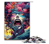 Puzzle per adulti 1000 pezzi mostro giapponese femmina puzzle impossibile gioco per famiglie antistress sfida difficile 1000 pezzi (75x50 cm)