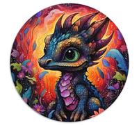 Puzzle per adulti 1000 pezzi, motivo: drago bambino, gioco interattivo per famiglie, decorazione fai da te per la casa, sfida per il cervello (67,5x67,5 cm)