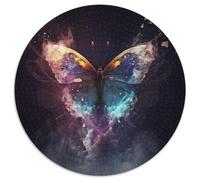 Puzzle per adulti, 1000 pezzi, motivo: farfalla e nebulosa, puzzle in cartone, stimolante rompicapo, attività per famiglie, decorazioni per la casa, regalo di Natale (67,5x67,5 cm)