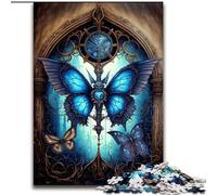 Puzzle per adulti 1000 pezzi, motivo: farfalla, puzzle 1000 pezzi per adulti, giochi educativi, decorazione per la casa (dimensioni 50x75cm)