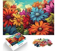 Puzzle per adulti, 1000 pezzi, motivo floreale, per giochi educativi, giocattolo sfida, 26 x 38 cm, rafforza l'amore tra le coppie