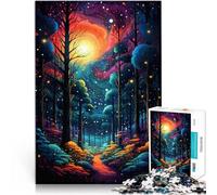 Puzzle per adulti, 1000 pezzi, motivo: foresta artificiale, divertimento in famiglia, 26 x 38 cm, antistress vacanza a casa, passatempo per adolescenti dai 14 anni in su