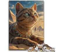 Puzzle per adulti 1000 pezzi, motivo: gatto dei sogni, per adolescenti, attività divertenti per la famiglia, attività da fare a casa, regalo di compleanno, regali da viaggio (50x75cm)