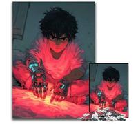 Puzzle per adulti, 1000 pezzi, motivo: ragazzo anime, in cartone, regalo per uomini e donne, per tutti i giorni e per occasioni speciali, 26x38cm