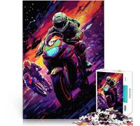 Puzzle per adulti 1000 pezzi MotoGP Puzzle educativo di apprendimento con pezzi di forme casuali completamente incastrabili 26x38cm
