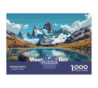 Puzzle Per Adulti 1000 Pezzi Mount Fitz Roy Landscape Puzzle Rompicapo Gioco Difficile Regali Difficili Per Amici E Familiari 52x38cm/1000pcs