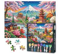 Puzzle per adulti 1000 pezzi - Mount Fuji, Giappone Jigsaw Puzzle | Vibrant Playful Nostalgic Giapponese ispirato arte stimolante per adulti puzzle per decorazioni per la casa e l'apprendimento 27,5 x