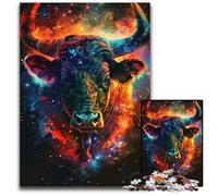 Puzzle per adulti 1000 pezzi Mucche nelle stelle in cartone, gioco rompicapo, gioco interattivo per famiglie, adatto per età 14+ 26X38CM/10,23x14,96 pollici