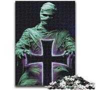 Puzzle per adulti 1000 pezzi Mummia Croce Aiuta il cervello a esercitare Giocattoli avvincenti per coltivare la pazienza Un'opera d'arte 38x26cm