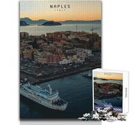 Puzzle per adulti 1000 pezzi Napoli Giochi educativi Difficili Regalo per compleanni Dimensioni 50x75cm