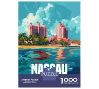 Puzzle Per Adulti 1000 Pezzi Nassau Bahamas Puzzle Gioco Rompicapo Ma Divertente E Umoristico Regali Di Natale E Compleanno 38x26cm/1000pcs