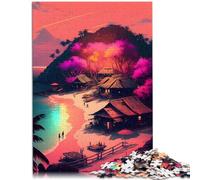 Puzzle per adulti 1000 pezzi Natura colorata Competizione di Velocità delle Mani Ottimo Regalo per i Giochi per e Adolescenti 14 Anni e Più 50x70cm