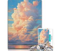 Puzzle per adulti 1000 pezzi Natural Beauty Blue Sky, puzzle da 1000 pezzi, gioco stimolante, ideale come regalo per tutta la famiglia (dimensioni 75x50cm)